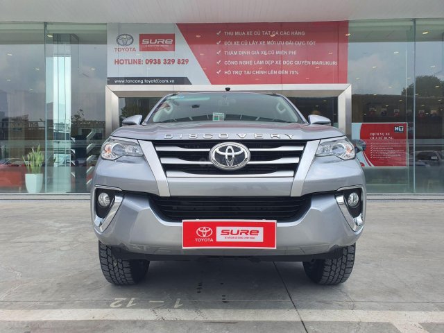 Cần bán Toyota Fortuner 2.4G MT sx 2019 chạy 23.000km, màu bạc, biển số Tp. HCM giá tốt0