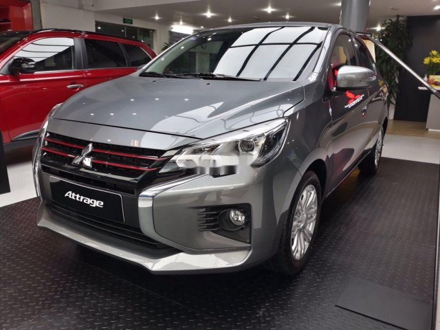 Bán Mitsubishi Attrage 2020, màu bạc, nhập khẩu  