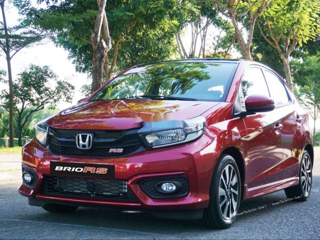 Bán Honda Brio RS sản xuất 2019, màu đỏ, nhập khẩu nguyên chiếc giá cạnh tranh0