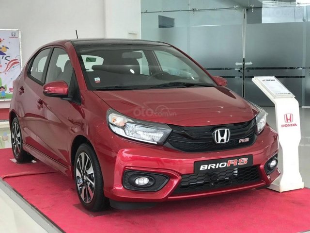 Bán Honda Brio RS năm sản xuất 2019, màu đỏ, xe nhập0