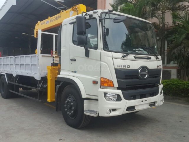 Xe tải gắn cẩu 5 tấn Hino0