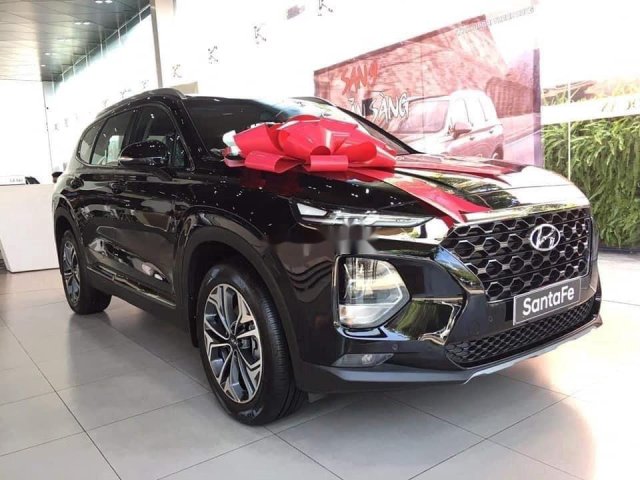 Bán xe Hyundai Santa Fe sản xuất 2019, màu đen