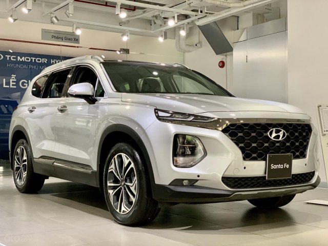 Hyundai Santa Fe xăng cao cấp _ 2020 giảm trực tiếp 50tr tiền phụ kiện + tặng kèm nhiều quà tặng hấp dẫn