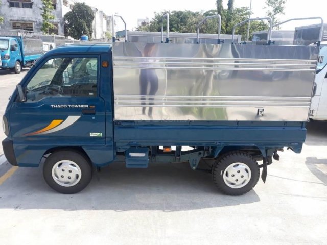 Thaco Long An cần bán xe Thaco 850kg đời 2020, màu xanh lam, thùng bạt