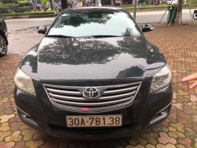 Bán Toyota Camry 3.5Q đời 2007, màu đen còn mới0