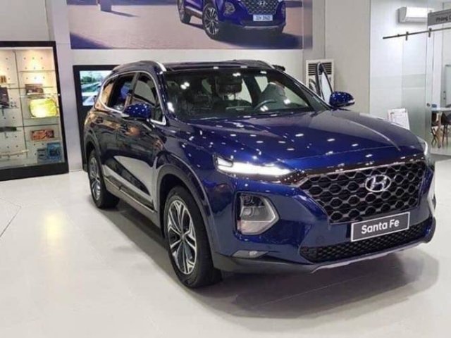 Bán xe Hyundai Santa Fe đời 2020, màu xanh lam, 985 triệu