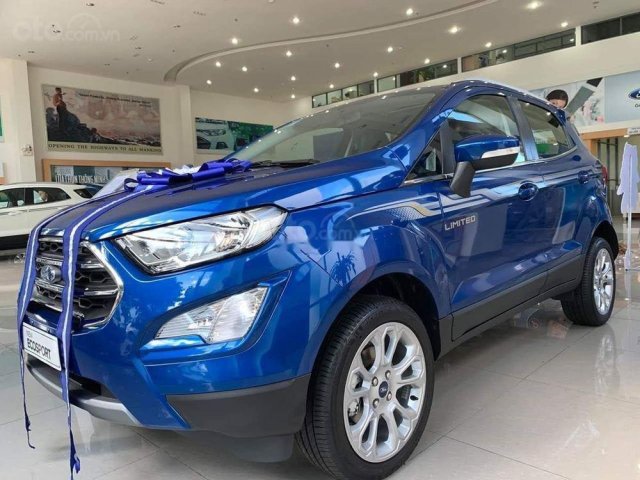 Gia Định Ford bán xe Ford EcoSport đời 2020, màu xanh lam0