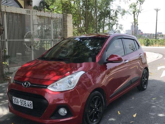 Cần bán xe Hyundai Grand i10 năm 2015, màu đỏ, nhập khẩu còn mới