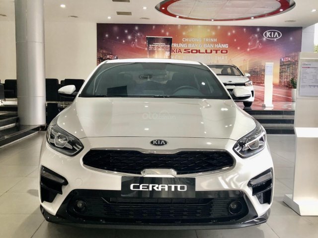 Bán Kia Cerato 1.6 AT Luxury đời 2020, màu trắng, giảm giá sâu