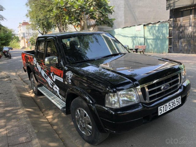 Bán Ford Ranger XL 4x4 MT sản xuất 2007, màu đen, 215 triệu