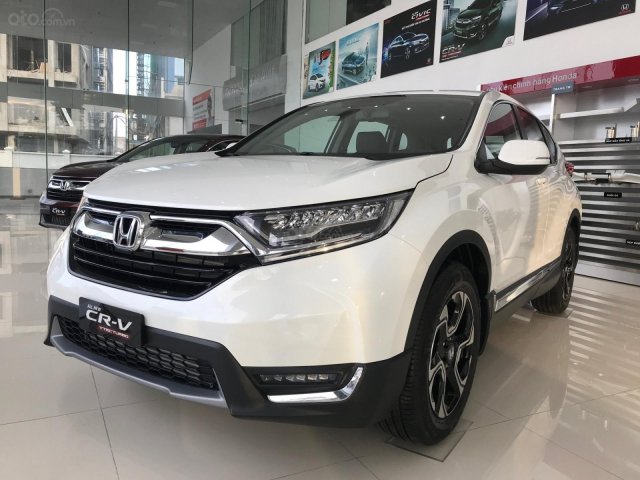 Honda CRV L trắng - Giao ngay Tây Ninh - ưu đãi tiền mặt mua trả góp từ 350 triệu - đăng ký trọn gói