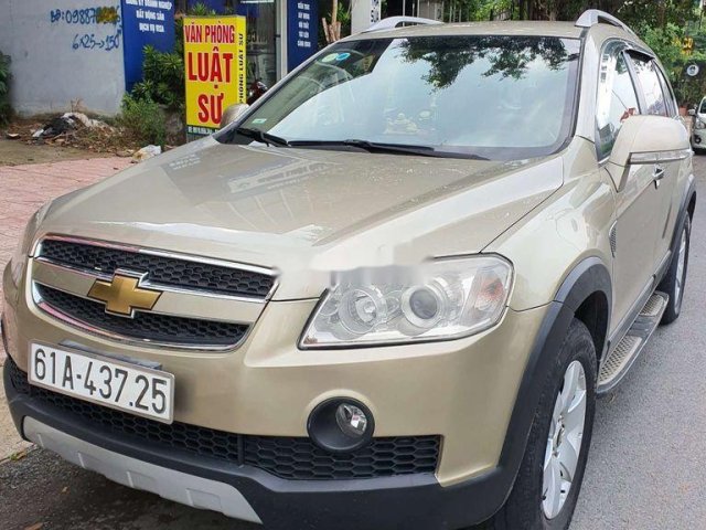 Bán Chevrolet Captiva đời 2009, màu vàng, xe nhập