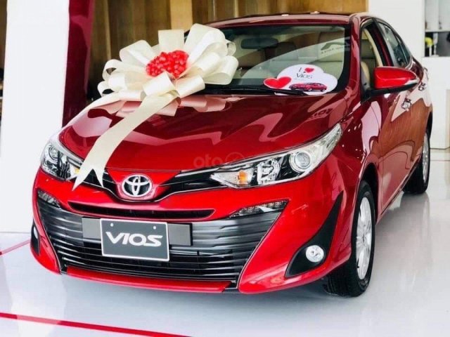 Bán Toyota Vios 1.5E MT 2020, màu đỏ, giá cạnh tranh