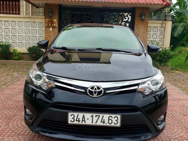 Bán Toyota Vios 1.5G sản xuất năm 2016, màu đen, số tự động 