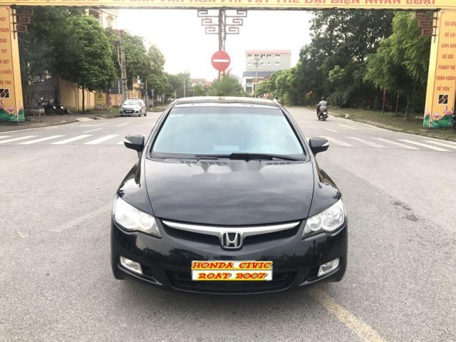 Cần bán lại xe Honda Civic sản xuất năm 2007, màu đen còn mới0