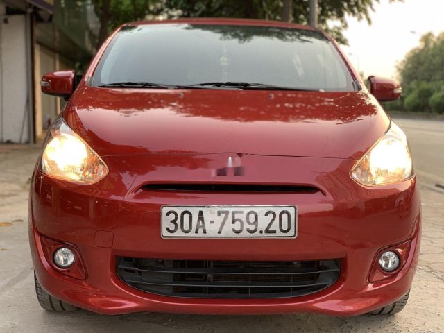 Cần bán Mitsubishi Mirage năm 2015, màu đỏ, nhập khẩu 