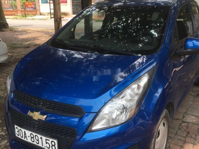 Bán Chevrolet Spark sản xuất năm 2015, màu xanh lam còn mới