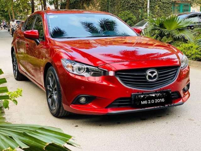 Bán Mazda 6 năm sản xuất 2016, màu đỏ, chính chủ 