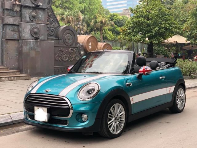 Mini Cooper Convertible đời 2016, màu xanh mui trần cực đẹp