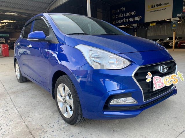 Cần bán gấp Hyundai Grand i10 sản xuất năm 2019, màu xanh lam