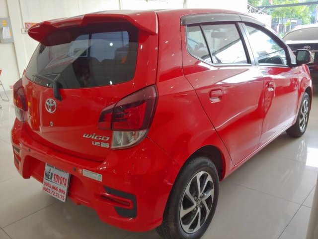 Cần bán Toyota Wigo 1.2G sản xuất 2019, màu đỏ, nhập khẩu nguyên chiếc còn mới0