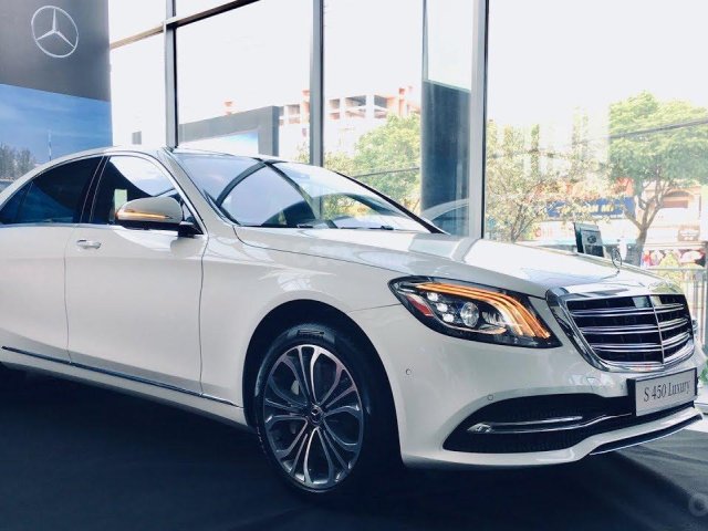 Cần bán xe Mercedes S450 Luxury đời 2020, màu trắng, giao xe ngay