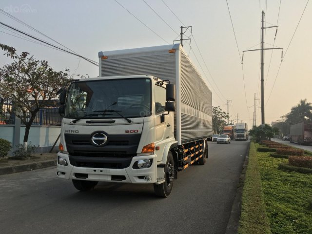 Xe 8 tấn Hino thùng chở Pallet0