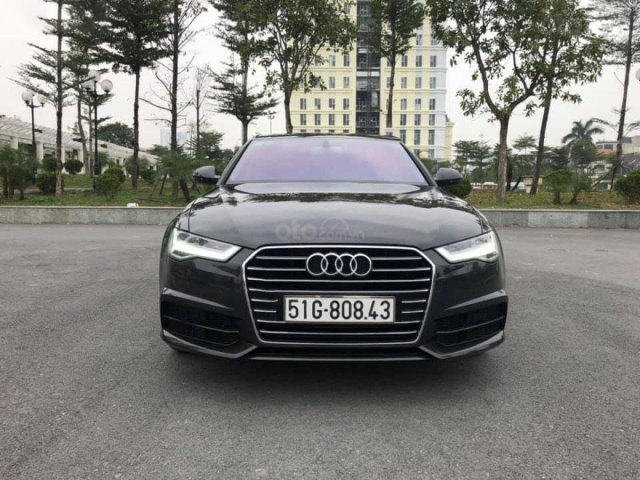 Xe Audi A6 1.8 TFSI năm sản xuất 2017, màu xám, xe nhập chính chủ