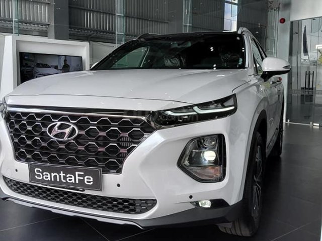 Cần bán xe Hyundai Santa Fe dầu cao cấp 2020, giảm 50% thuế trước bạ, tặng 15 triệu tiền mặt + phụ kiện chính hãng