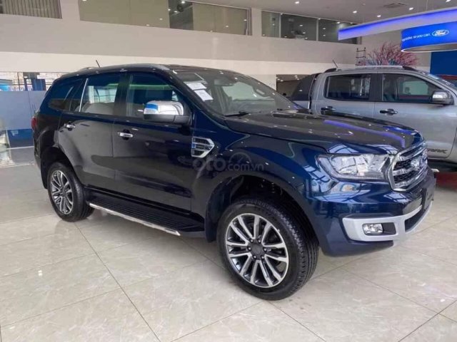 Bán xe Ford Everest đời 2020, màu xanh lam, xe nhập