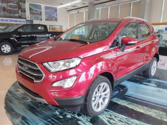 Bán Ford EcoSport Titanium 1.5L AT 2020, màu đỏ, 493tr