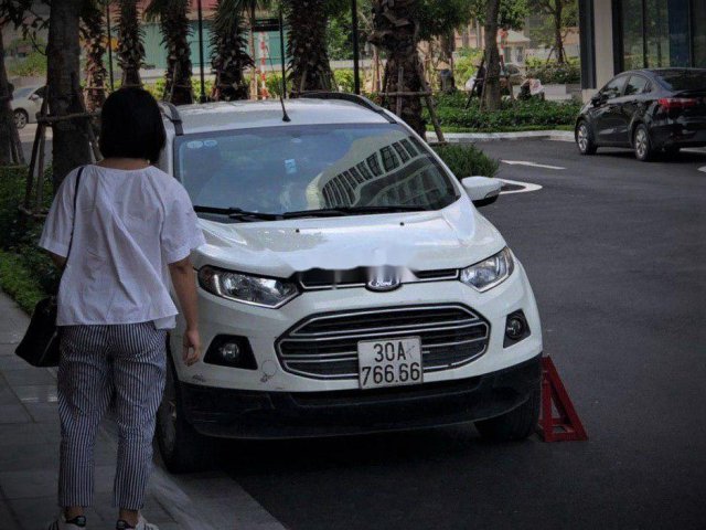 Bán Ford EcoSport đời 2015, màu trắng, nhập khẩu, số sàn0