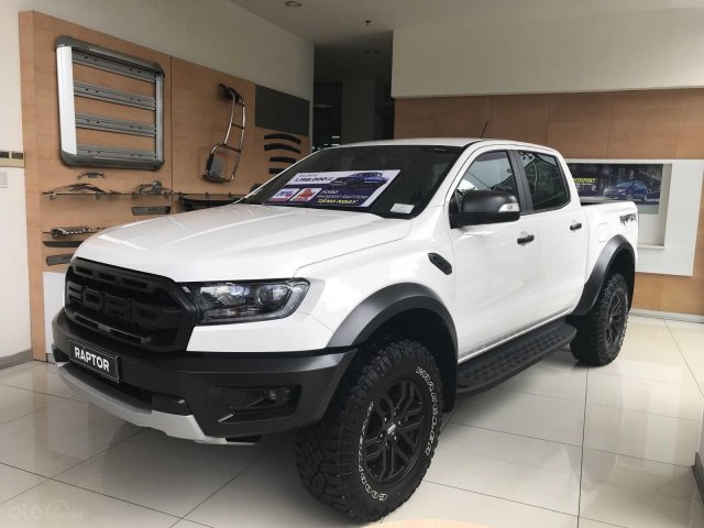 Ford Ranger Raptor máy dầu nhập Thái - ưu đãi 70 triệu màu trắng giao ngay