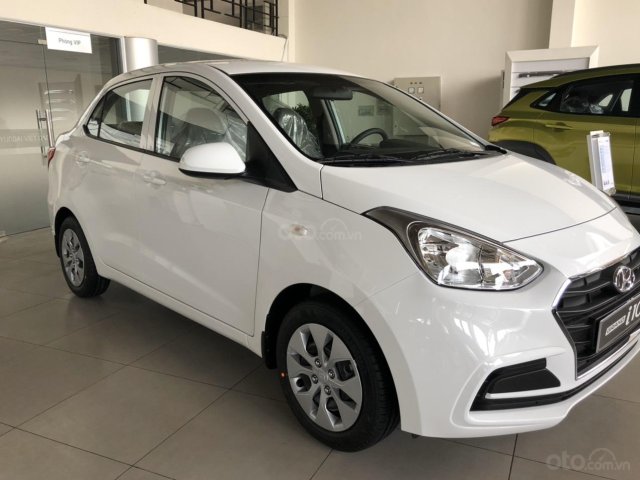 Bán Hyundai Grand i10 1.2 AT Sedan bản full 2020, hỗ trợ vay ngân hàng, thanh toán chỉ 199tr