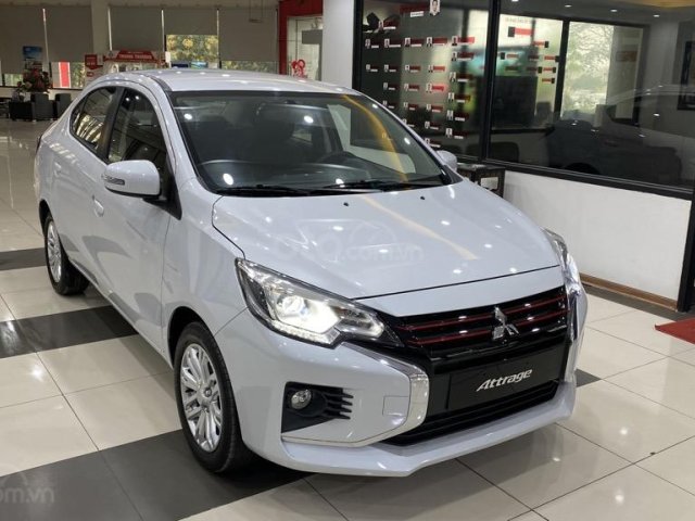 Cần bán xe Mitsubishi Attrage sản xuất năm 2020, màu trắng, số tự động, giá tốt