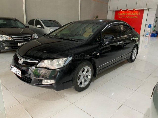 Cần bán xe Honda Civic 1.8 MT sản xuất 2008, màu đen  