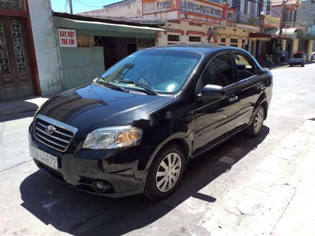 Cần bán lại xe Daewoo Gentra sản xuất năm 2007, màu đen