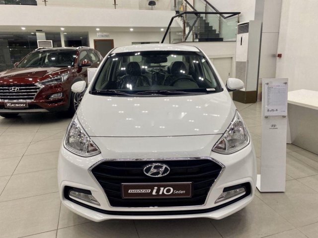 Bán xe Hyundai Grand i10 đời 2020, màu trắng, giá chỉ 350 triệu0