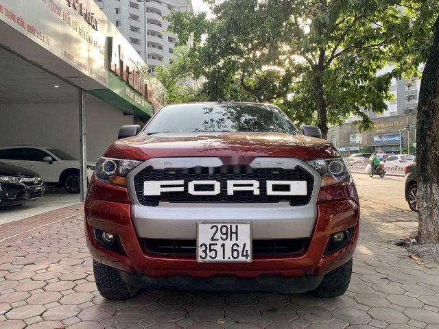 Bán Ford Ranger XLS 2017, màu đỏ, nhập khẩu số tự động, máy chất