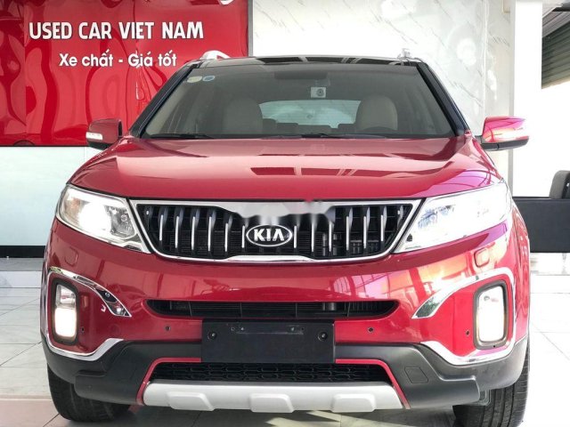 Bán ô tô Kia Sorento 2.2 DATH 2017, màu đỏ, biển TP