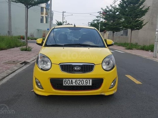 Kia Morning đời 2010 số tự động, màu vàng, giá tốt chỉ 210tr