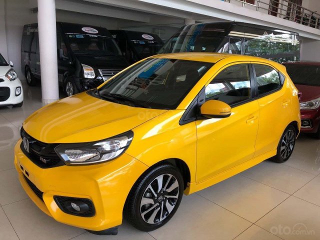 Bán Honda Brio năm sản xuất 2019, màu vàng, nhập khẩu nguyên chiếc như mới giá cạnh tranh0