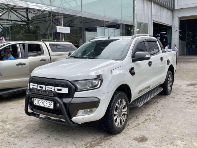 Bán Ford Ranger Wildtrak 3.2 đời 2015, màu trắng, nhập khẩu, bảo hành 1 năm