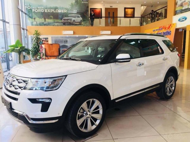 Bán ô tô Ford Explorer sản xuất năm 2020, màu trắng, xe nhập