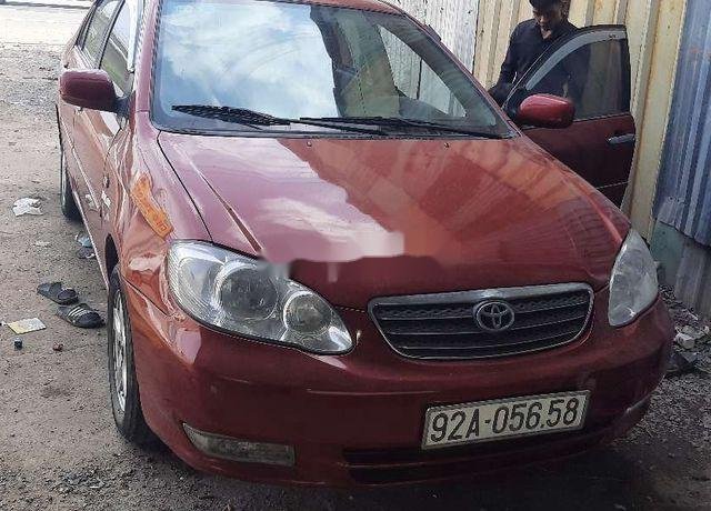 Bán xe Toyota Corolla 2003, màu đỏ số sàn, máy gầm chất