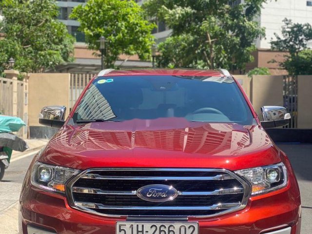 Bán ô tô Ford Everest đời 2019, màu đỏ, nhập khẩu, cực lướt0