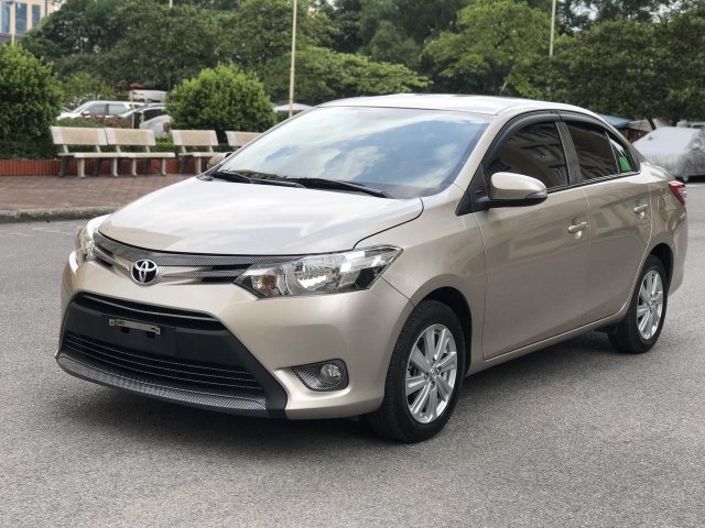 ManyCar bán Toyota Vios sx 2018, số tự động, vàng cát0
