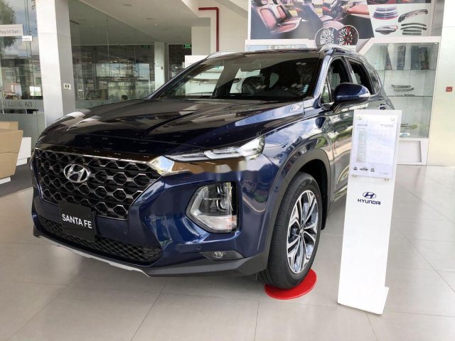 Bán ô tô Hyundai Santa Fe sản xuất năm 2020, màu xanh lam