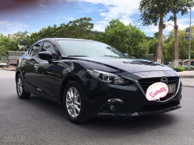 Bán ô tô Mazda 3 1.5 AT sản xuất năm 2016, màu đen, số tự động0