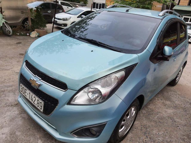 Bán Chevrolet Spark năm 2015, màu xanh lam, giá 252tr